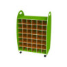 Range serviettes 84 cases anis/orange