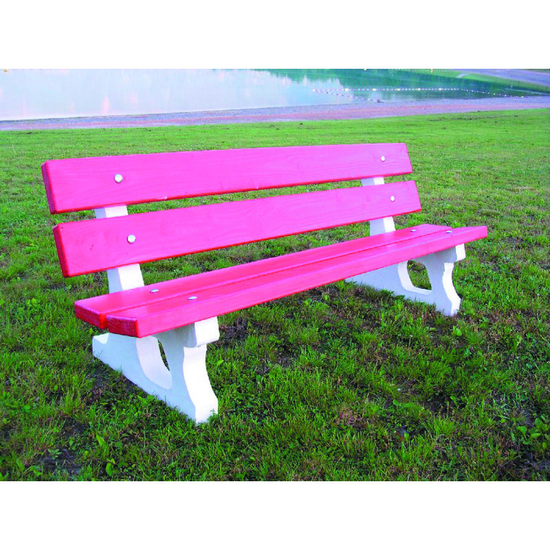 BANC PUBLIC BÉTON ACACIA