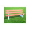 BANC PUBLIC BÉTON ACACIA