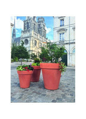 POT ROND ET CARRÉ POLYÉTHYLÈNE DÉCO