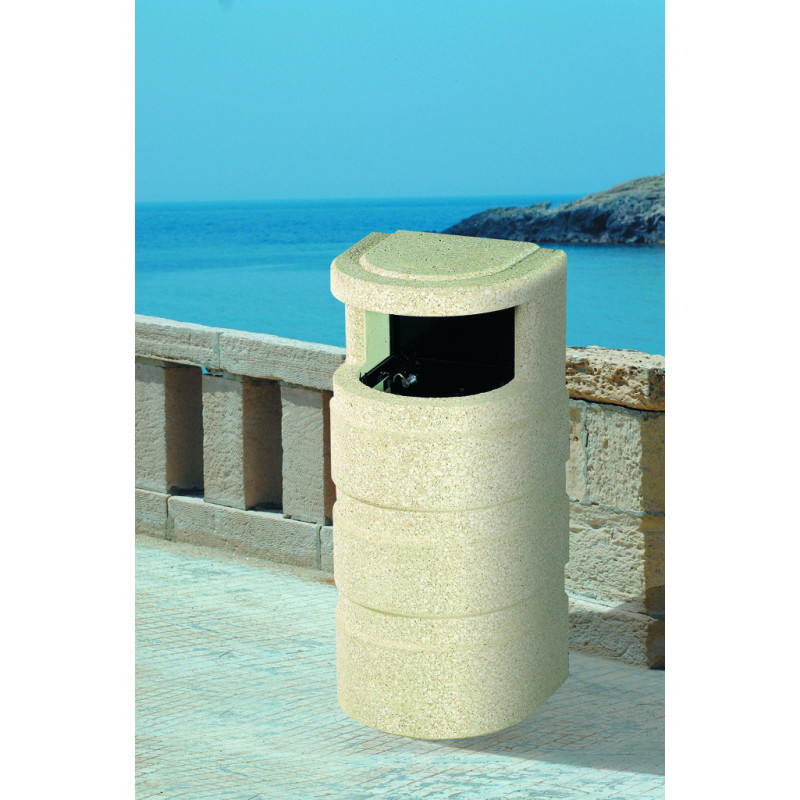 CORBEILLE BÉTON PÊLE-MÊLE 100 L
