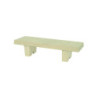 BANQUETTE BÉTON EXTÉRIEURE SANS-SOUCI