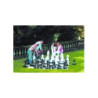 JEU DE DAMES ET D'ÉCHECS GÉANT