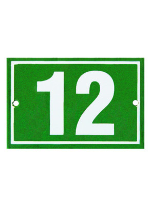NUMÉRO, PANNEAU ET PLAQUE DE RUE ÉMAIL