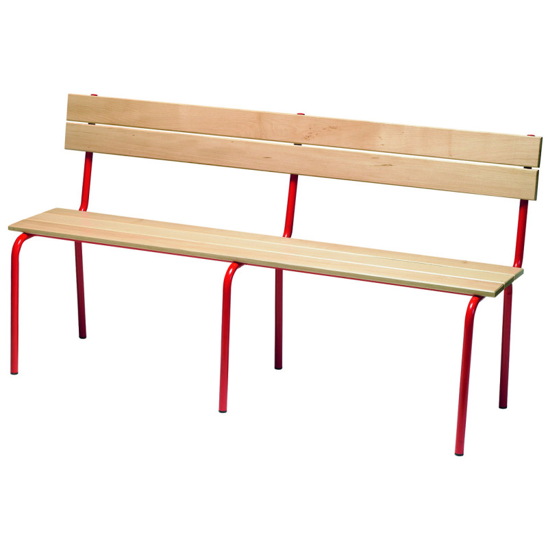 Banc avec dossier