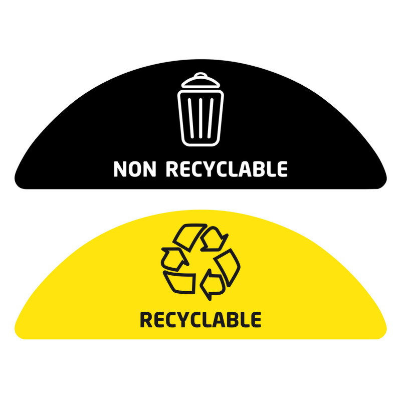 STICKERS POUR POUBELLE ACIER TULIPE