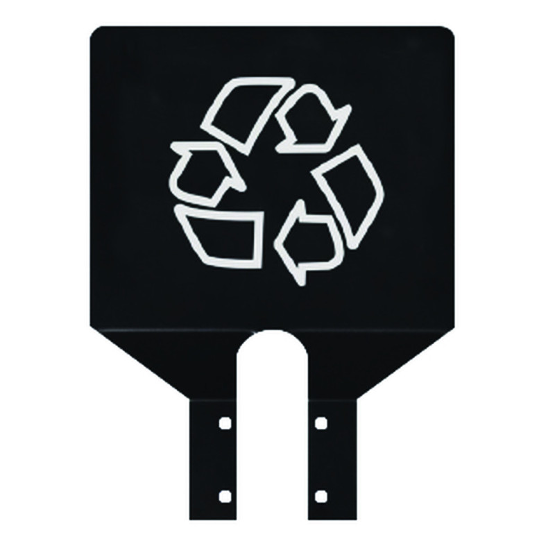 Plaque pour poteau - Déchets recyclables