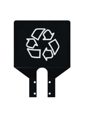 Plaque pour poteau - Déchets recyclables