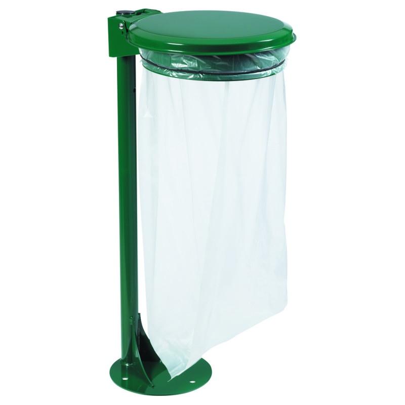 ÉCOLLECTO COUVERCLE AVEC POTEAU SUR PLATINE 110 L