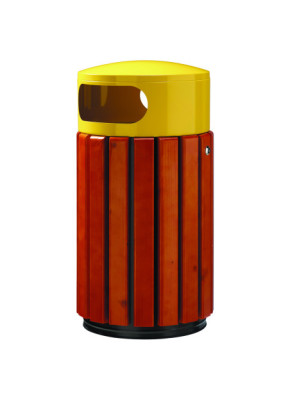 CORBEILLE BOIS MÉTAL 40 ET 60 L