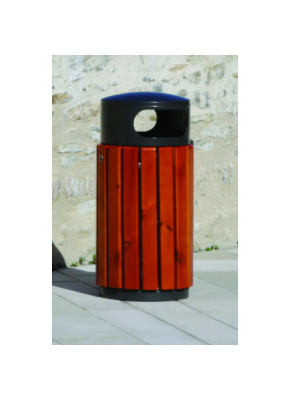 CORBEILLE BOIS MÉTAL 40 ET 60 L