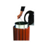 CORBEILLE BOIS MÉTAL 40 ET 60 L