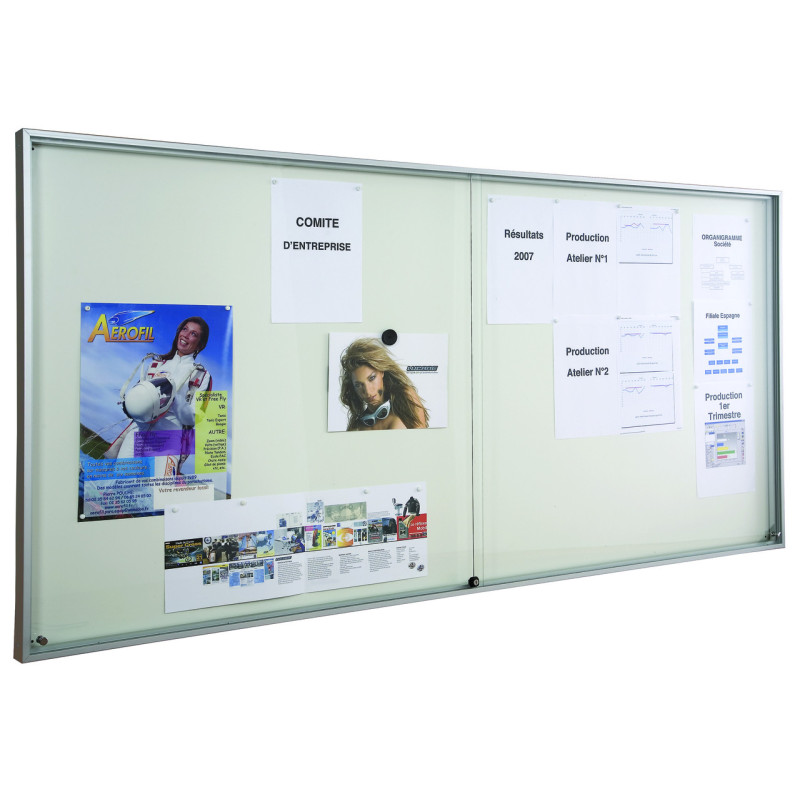 VITRINE INTÉRIEURE GRANDE SURFACE D'AFFICHAGE