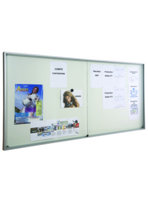 VITRINE INTÉRIEURE GRANDE SURFACE D'AFFICHAGE