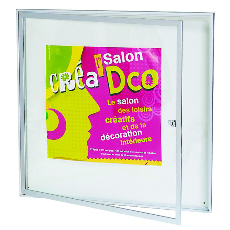 VITRINE AFFICHAGE EXTRA PLATE