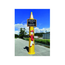 POTELET CRAYON ABORDS ÉCOLE