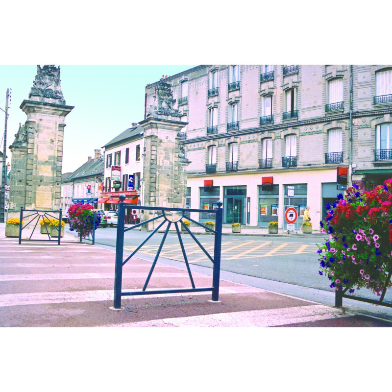 BARRIÈRE URBAINE ACIER SOLEIL