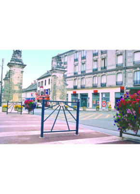 BARRIÈRE URBAINE ACIER SOLEIL