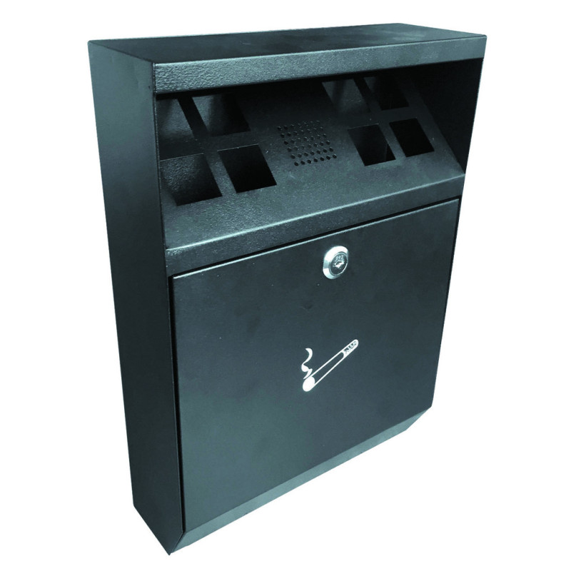CENDRIER EN MÉTAL CARRÉ 3 L