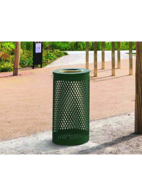 CORBEILLE URBAINE LOSANGE TRI 2 X 60 L