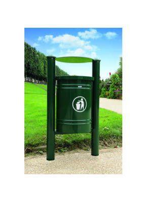 CORBEILLE MÉTALLIQUE SAINTONGE 40 L