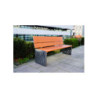 Banc dossier tout bois
