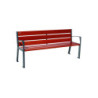Banc 1800 mm avec accoudoirs