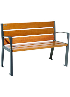 Banc 1200 mm avec accoudoirs