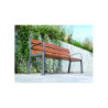 BANC ET BANQUETTE MODERNES BOIS ACIER