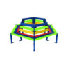 BANC TOUR D'ARBRE ENFANT ARC-EN-CIEL