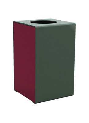 CORBEILLE PROPRETÉ KUB ACIER 120 L