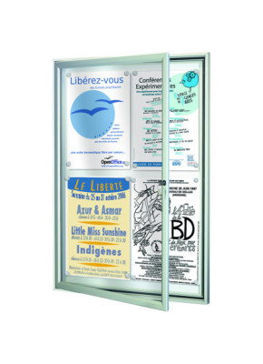 VITRINE D'EXTÉRIEUR ÉTANCHE TRADITION