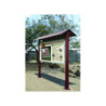 VITRINE D'AFFICHAGE BOIS ALUMINIUM