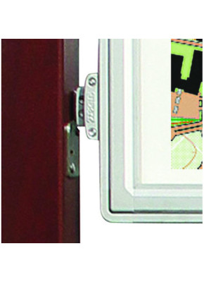 VITRINE D'AFFICHAGE BOIS ALUMINIUM
