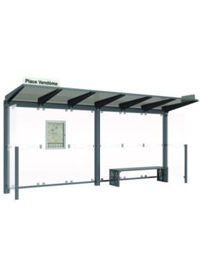 Modèle 500 cm avec bardages latéraux