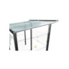COUPE VENT POUR ABRI FUMEUR ACIER MODULO