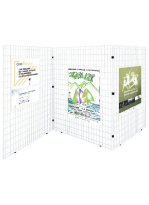GRILLE D'AFFICHAGE AUTOPORTEUSE