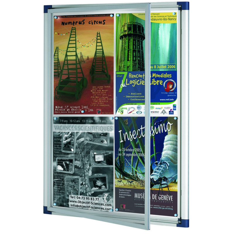 VITRINE D'AFFICHAGE LUMAN
