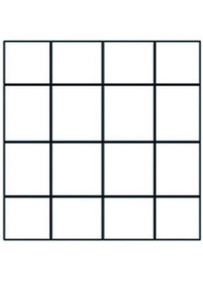 Quadrillage 5 x 5 ou 10 x 10 cm