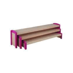 lot de 3 bancs gigogne