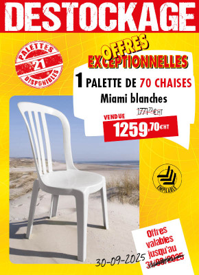 70 CHAISES MIAMI PLEIN AIR
