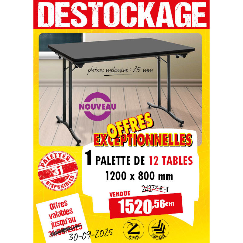 12 TABLES LANGUEDOC GRISES