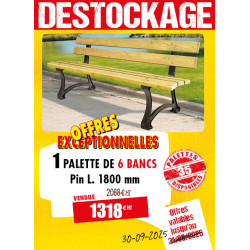 6 BANCS URBAINS MALOU PIN