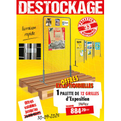 12 GRILLES D'AFFICHAGE