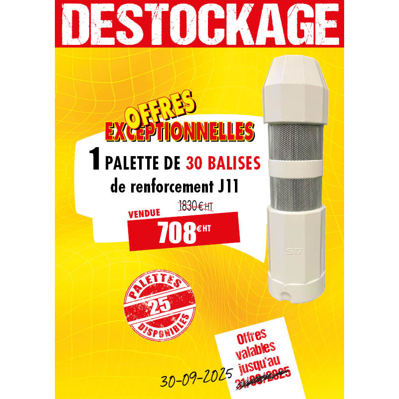 30 BALISES AUTORELEVABLES J11