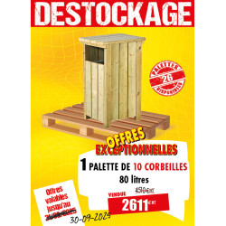 10 CORBEILLES DE RUE...