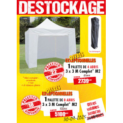 LOT DE 4 OU 8 ABRIS FESTIFS...