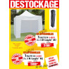 LOT DE 4 OU 8 ABRIS FESTIFS COMPLETS 300 X 300 CM