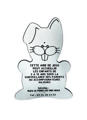 PANNEAU AIRE DE JEUX FIGURINE