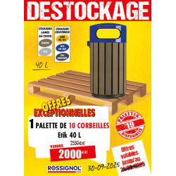 10 POUBELLES EXTÉRIEURES...